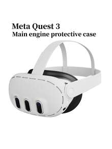 適用於 Quest 3，2件遊戲控制器保護套 + 1件主機保護殼套組，防摔防塵防刮，提升遊戲操作手感與體驗 - 查看 2