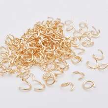 DIY Jewelry Making Open Jump Rings, 100pcs Gold & Silver Connector Rings For Pendants, Bracelets, Chains And Handmade Crafts - Multicolor - View 20