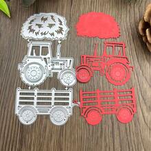 Holidays Layer Truck Metal Die Cuts,Merry Christmas Tree Cutting Dies Cut Stencils DIY Scrapbooking Decorative Embossing Paper Scrapbooking Card Making - MC082 - View 2