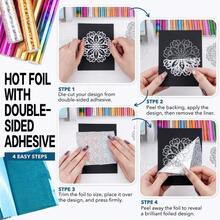 12 Colors Gold Foil, Suitable For Foil Stamping Machine, Foil Pen And Various Foil Stamping Equipment, Used For DIY Handmade Greeting Cards And Bill Making - A - View 8