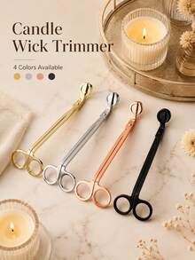 Candle Wick Trimmer Candle Scissors Candle Accessories & Decor Candle Extinguisher Home Decor Wick Cutter Multi-Color Options Birthday Graduation Gift - Multicolor - View 1