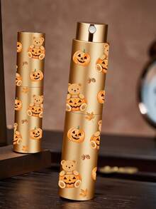 1PC 10ml/0.34oz Halloween Pumpkin Pattern Perfume Refillable Bottle, Ghost, Bear, Reusable, Mini Portable, Compatible With Most Perfume Bottles, Suitable For Refilling Perfume, Skincare Water And Other Liquids, Halloween Gift For Women, Students And Men, Party Decoration, Thanksgiving Decoration, Autumn Party Gift - Multicolor - View 6
