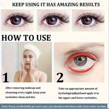 Sérum para pestañas con romero,maquillaje para mujer - Fórmula natural de engrosamiento y rizamiento, sin tinte, diseñado específicamente para pestañas,Adecuado para Pestañas y Cejas, Envase Verde con Cepillo y Aplicador - El regalo perfecto para mujeres,60ML - transparente - Ver 6
