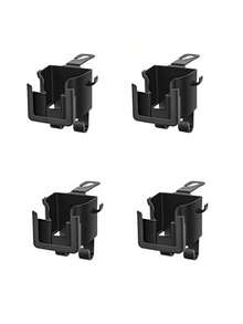 1/2/4pcs Multifunctional Car Seat Back Storage Hook, Built-In Cup Holder, Phone Slot And Dual Hooks, Easy Installation, Suitable For Storing Water Bottles, Coffee Cups, Bags, Wallets And Various Small Items, Car Accessories - Black - View 13