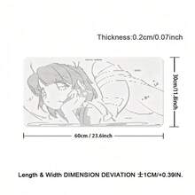 Queen Black Bow Mouse Pad Kawaii Leather Mouse Pad Academic Fashion Computer Desk Pad Is Suitable For Laptop Non-Slip Waterproof Leather Material Base Pad Office Accessories Decorative Edge Lock Edge Desk Pad - View 17