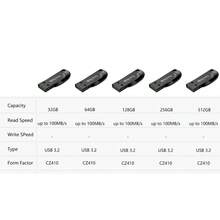 SanDisk 1 buah Flash Drive USB 3.2, Memory Stick USB Tipe-A, Kompatibel dengan Laptop/Smart TV - View 2