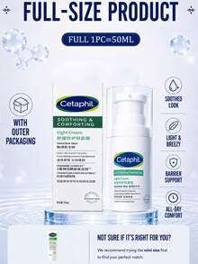 Cetaphil Advanced Night Repair Serum Cream, ukuran penuh 50ml/sampel 10ml, memberikan hidrasi tahan lama, cepat menyerap, tidak berminyak, dan cocok untuk kulit kering, dehidrasi, dan sensitif. - Krim Perbaikan Lanjutan Cetaphil - View 5