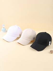 3pcs/Set Baby Spring/Autumn Cute 15# Baseball Cap, Suitable For Outdoor Sun Protection, Casual And Daily Party - Multicolor - View 1