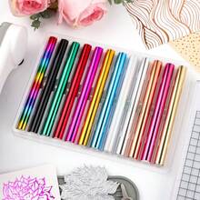 12 Colors Gold Foil, Suitable For Foil Stamping Machine, Foil Pen And Various Foil Stamping Equipment, Used For DIY Handmade Greeting Cards And Bill Making - A - View 2