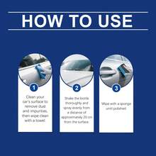 1 Set Car Ceramic Coating Spray, Car Coating Paint Surface Maintenance, Renewal, Gloss Care Coating Agent/Car Coating/Car Accessories/Specially Designed To Improve Paint Surface Reflective Effect/Regular Use Can Reduce The Impact Of Daily Corrosive Substances. - Liquid - View 5