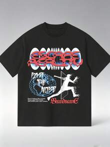 Men T-Shirts - Hitam - View 1
