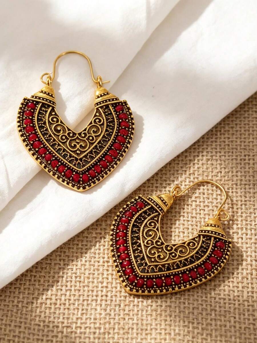 imoli Braided Detail Hoop Earrings