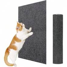 Protector de sofá para arañazos de gato, almohadilla para arañazos de gato, protector adhesivo para arañazos de gato, evita que las garras del gato arañen el sofá, uso interior (decoración del hogar para Navidad, Halloween, otoño) - 30*200 cm - Ver 5