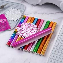 12 Colors Gold Foil, Suitable For Foil Stamping Machine, Foil Pen And Various Foil Stamping Equipment, Used For DIY Handmade Greeting Cards And Bill Making - A - View 4