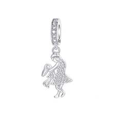 1Pc Pink Mother'S Day Gift Love Best Mom Daughter Hug Mom Pendant Charm Fit Original Bracelet Necklace Silver Plated Beads For Diy Jewelry Making Gift - Silver - View 21