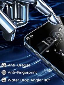 6pcs Privacy Tempered Glass Screen Protector, Full Screen Protection, Anti-Scratch, Effective Anti-Peeping, Protect Screen Information From Leaking, Flat Fit Without Edge Lifting, Compatible With IPhone 17E/17 Pro Max/16 Pro Max/15 Pro Max/14 Pro Max/13 Pro Max/12 Pro Max/11 Pro Max/17 Pro/16 Pro/15/14/13/12/11 And Other Series. - Black - View 6