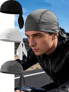 1 pieza/2 piezas Gorra de ciclismo unisex, gorra deportiva de verano con sensación de frío, secado rápido y transpirable para motocicleta, bicicleta, deportes al aire libre, ciclismo, correr - Multicolor - Ver 2