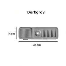 1pc Absorbent Kitchen Faucet Drip Tray, Waterproof Splash Guard Countertop Water Collector, Kitchen Sink & Bathroom Vanity Protector, Multi-Purpose Sponge & Soap Storage Mat, Halloween Home Essential - A - View 21
