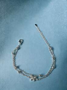 rundraw 1 buah Gelang Enamel Berlapis Emas Bentuk Asimetris yang Modis, Hadiah Perhiasan untuk Wanita & Anak Perempuan - MultiWarna - View 7