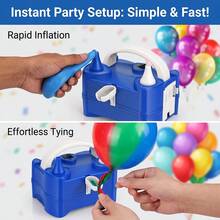 AOYI Electric Balloon Inflator Pump, Portable Electric Balloon Inflator Machine For Party Birthday Decoration Balloons (220V-240V 400W), Suitable For Inflating Party Balloons - View 3