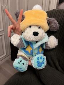 Muñeco de peluche de cachorro Cutecore de 13.78 pulgadas - Súper suave y esponjoso. Muñeca de bebé de silicona con Body completo de silicona, peluche, figura de anime, animal de peluche, oso de peluche, peluches, decoración de oficina, decoración de habitación, squishy, Jjk, muñecas, muñecas de bebé, dumplings, decoración navideña, vuelta al colegio - Multicolor - Ver 10