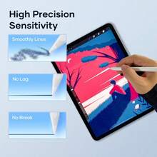 6pcs Replacement Pencil Tips With Storage Box, Compatible With Apple Pencil Pro, Fine Metal Tips For Apple Pencil 2nd Gen And 1st Gen/Apple Pencil USB-C, Wear-Resistant Precise Control Pen Tip Set, Birthday Holiday Gift Box Pen Accessories For Mother, Family, Friends - Multicolor - View 10