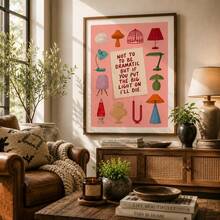 Funny Lamp Lover Big Light Living Room Art Print Wall Decor - Lamp Enthusiast - View 8