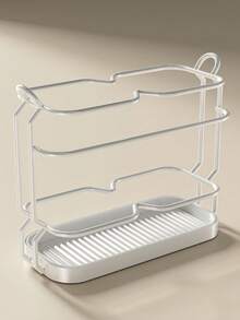 1 Set Minimalist Metal Rack Storage Bin, Simple Ins Style Metal Rack Utensil Storage Bin, Highly Attractive Utensil Storage Kitchenware Storage Home Organizer Storage Box Kitchen - View 9