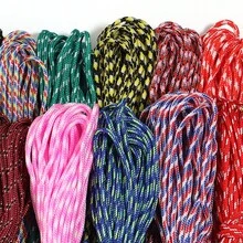 10m/Pack Polyester Camouflage Braided Climbing Rope 2mm, Colorful Nylon Cord DIY Personalized Bracelet, Phone Pendant Accessory Rope, Clothing Belt, Elastic Rope, Bag Pendant, Hand Strap - Camouflage Braided Rope - View 8