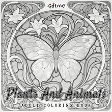 GDTME Plants & Animals Adult Coloring Book: Vintage Pen Sketch Birds, Poppy Flowers & Ginkgo Leaves Wildlife Illustrations, Detailed Monochrome Nature Line Art, Suitable For Adult Stress Relief & Mindfulness Coloring - HY-563 Plants and Animals 1 - View 11