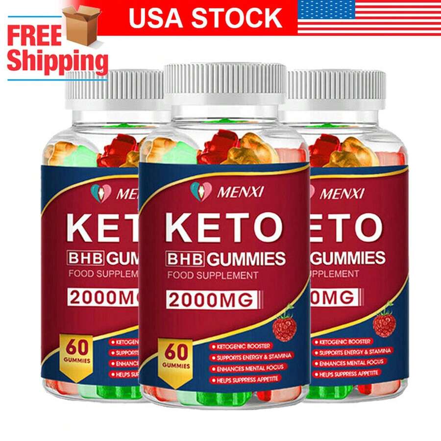 High Demand!3 Packs Keto ACV BHB Gummies For Fat Burn Weight Loss Detox Keto Diet Gummies.Women Daily Nutrient Support - 75ml - View 1