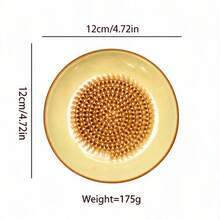 1 pieza Molinillo de ajo de cerámica, molinillo multifuncional y eficiente para ajo, jengibre, rábano picante, herramienta de cocina práctica, adecuada para las necesidades de cocina diaria, fácil de limpiar y almacenar, conveniente de usar - Molinillo cerámico multicolor - Ver 22