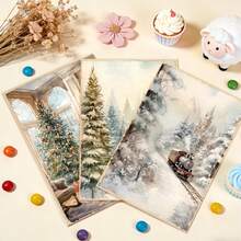 Vintage Christmas Card Set With Envelopes, 24 Pieces - Suitable For Holidays, Birthdays And Thank You Cards - Easy Storage Design, Back To School, Thanksgiving - Sets - View 4