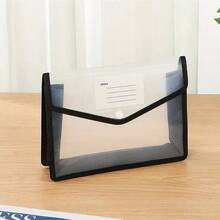 Expandable Plastic File Folder With Snap-Closure Transparent Envelope Pocket, No Dividers, Large Capacity, Multi-Color Options, Suitable For A4/Letter - Multiple Styles - View 15
