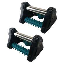 Massageador de Pes Kit 2 Uni Aquecedor Muscular 3 em 1 Fascia Plantar Multifuncional Alivio Dores Relaxador Bem Estar - Verde - Visão 1