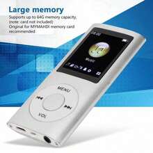 Reproductor MP3 Multifuncional de Moda de Alta Gama: Calidad de Audio sin Pérdida, Pantalla LCD de 1.8 Pulgadas, Ultra Delgado y Portátil - Ver 6