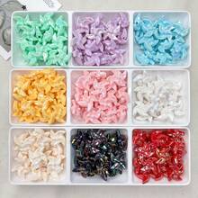 20pcs-25pcs Acrylic AB Color Windmill Beads DIY Mobile Phone Chain Keychain Bead Accessories Material Bulk Bead Wholesale - Multicolor - View 5