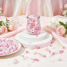 150pcs Party Decoration Confetti Table Centerpiece Confetti, No-Hole Faux Pearl Confetti, Party Confetti - Multicolor - View 8