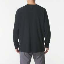 Nike New Sports Running Fitness Training Long Sleeve T-Shirt Crew Neck Casual Top - Black - View 2