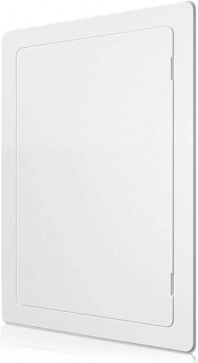Access Panel For Drywall - 4 X 6 Inch - Wall Hole Cover - Access Door - Plumbing Access Panel For Drywall - Heavy Durable Plastic White - ColorA - View 1
