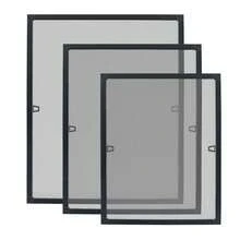 Aluminium Insektenschutzfenster Ohne Bohren Hochtransparent Fiberglas Fliegengitter UV-Beständig Anpassbar Fenster Mückenschutz für Haus Garten - Anthrazit - Übersicht 1