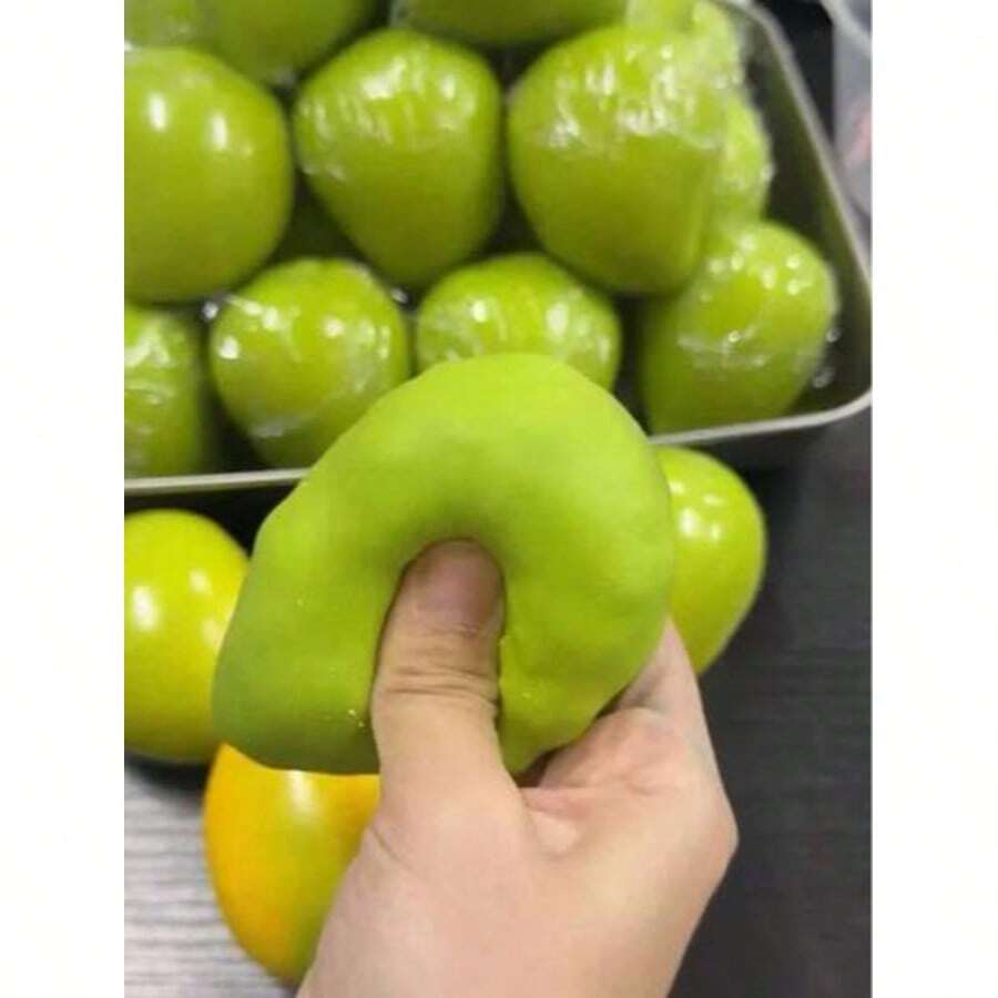 Pelota hecha a mano rellena de bloques de construcción de mango realista, cambio de color sensible a la temperatura, sonido similar a la arena, moldeable, sin rebote - Multicolor - Ver 1