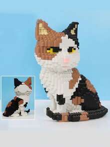 1300PCS Building Blocks , Cat Bricks.,Building Brick Set Cat Building Block Set.Construction Building Bricks Model For Adults Collection Toys.Best Gift For Friends. - Multicolor - View 2