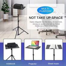 Projector Stand With Telescopic Tray, Can Hold Projector, Computer, Books, Etc., Universal Projector Stand, Portable Floor Tripod, Height Adjustable, Suitable For Office, Stage, Studio, Outdoor - View 8
