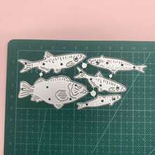 Dolphin Metal Punch Die, Card Making Cutting Die, Embossing Die, For Scrapbooking, DIY Photo Album Paper Card Decoration - Silver - View 7