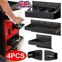 4Pc Magnetic Toolbox Tray Set Tool Box Cabinet Side Shelf Storage Van Workshop - A - View 10