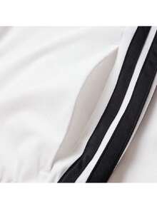 Adidas Women's Sports Jacket WE 3S WOVEN JKT 26 Summer New Style Casual Minimalist KT3785 - White/Black - View 4