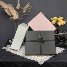 A Large Gift Box 17x13x6 Inches,Black Boxes For Presents,Birthday,Valentine's Day,Mother's Day,Christmas,Anniversary. - Black - View 7
