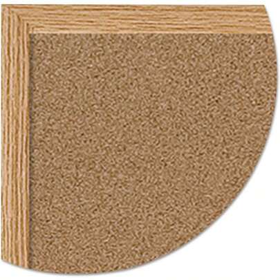 Cork Board With Frame, 2 By 3-Feet, Brown