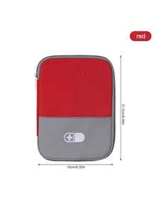 1PC Portable Medicine Kit | Compact Pill Storage Box And First Aid Kit, Multifunctional Lightweight Medical Small Medicine Kit-Empty Bag Only - Multicolor - View 12